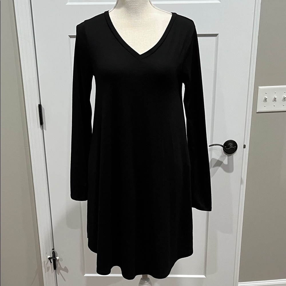 Zenana Outfitters Black Long Sleeve Dress
